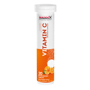 MADDOX VITAMIN C 240 MG ORANGE FLAVOUR 20 EFFERVESCENT TABLETS